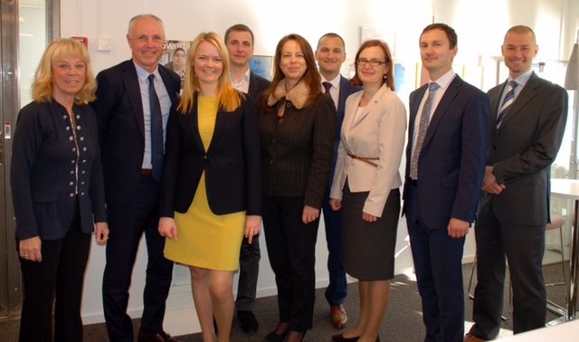 Bild på delegationen från av Ministry of Economic Affairs of the Republic of Latvia.