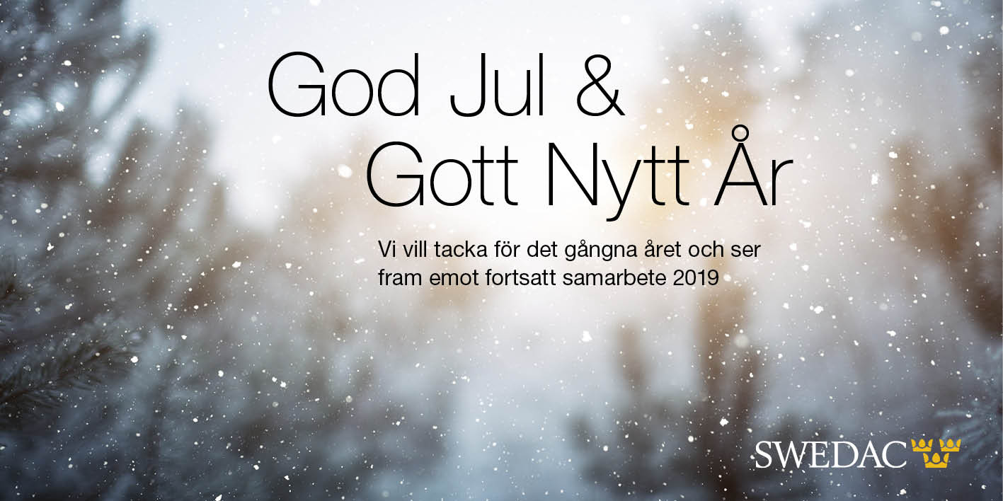 God jul och gott nytt år! Swedac