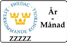 Swedac logotype, zzzzz, år, månad